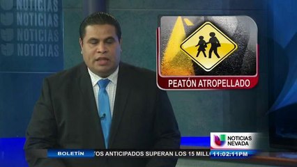 Persona atropellada en el Norte de Las Vegas