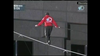 El equilibrista Nick Wallenda logró una nueva hazaña