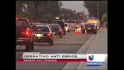 Realizarán retenes de sobriedad en Desert Hot Springs