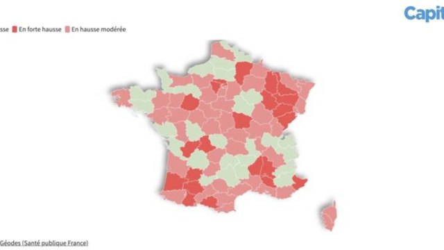 Covid-19 : voici les départements où l’épidémie repart