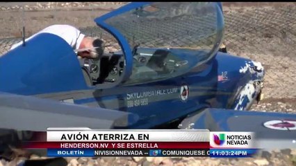 Avión privado aterrizo de Emergencia