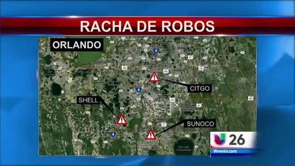 Racha de robos en Orlando