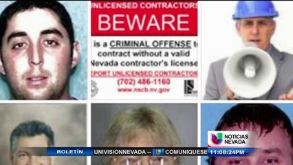 Operativos contra personas que dan servicios de contratista sin licencia