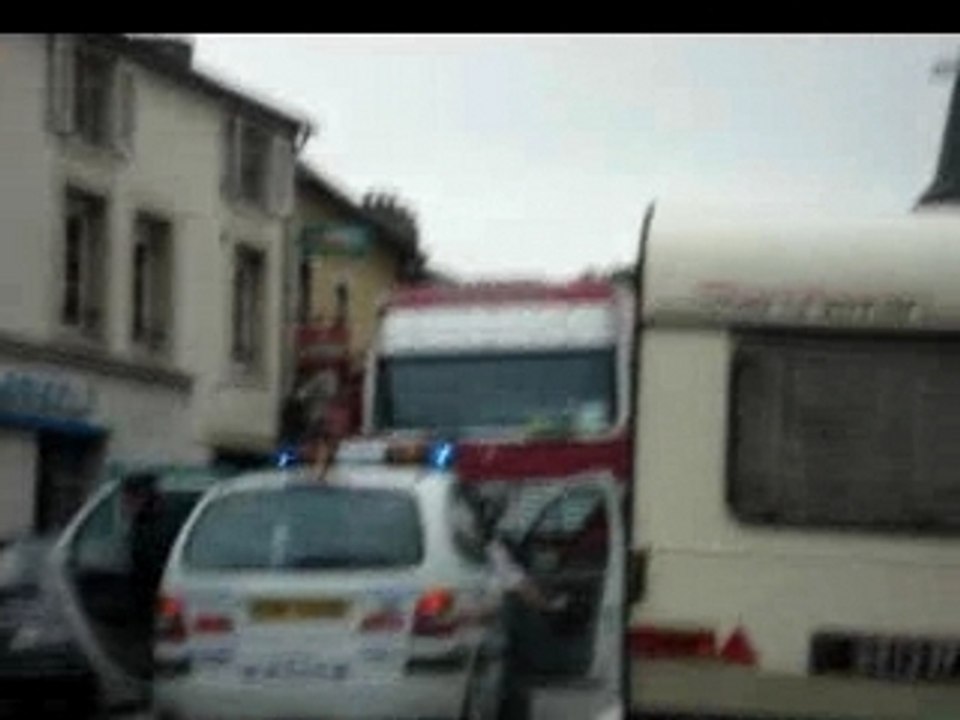 Police-caravane