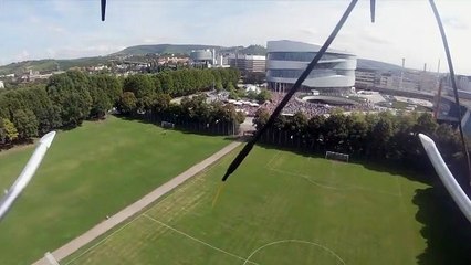 Les images du Volocopter au-dessus de Stuttgart