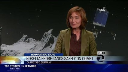 Space Craft Lands On Comet