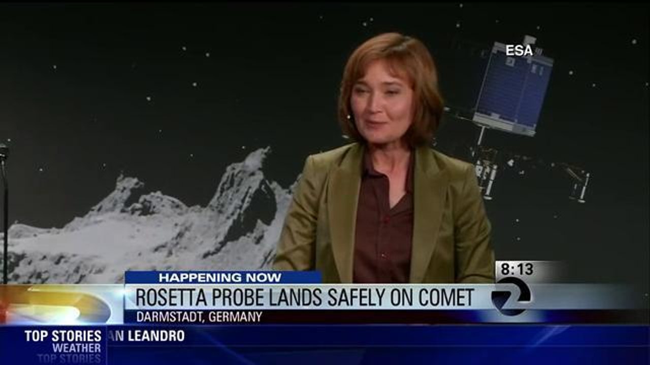 Space Craft Lands On Comet