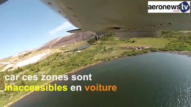Aux Etats-Unis on largue des poissons par avion