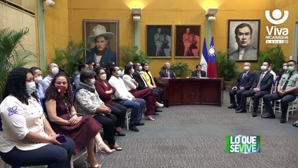 Entregan Orden José de Marcoleta al embajador saliente de Taiwán en Nicaragua