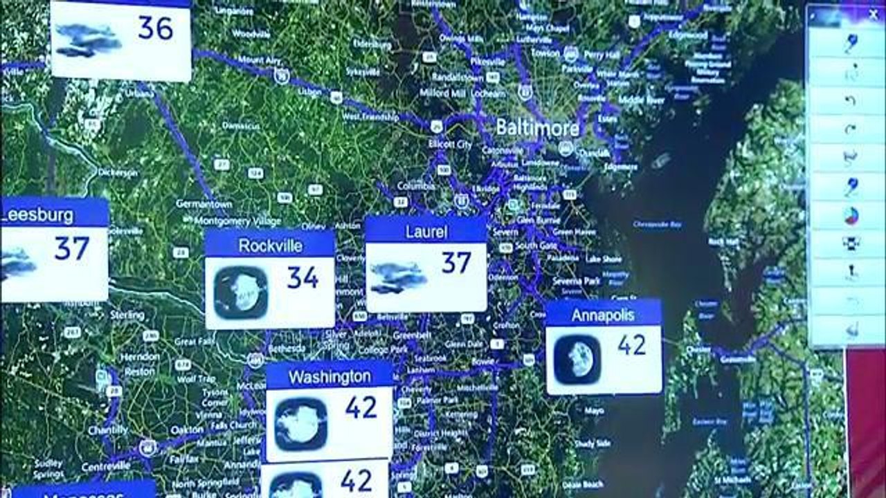 DC: Continúa bajando la temperatura