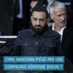 CYRIL HANOUNA PIÉGÉ PAR UNE COMPAGNIE AÉRIENNE BIDON ? (1)