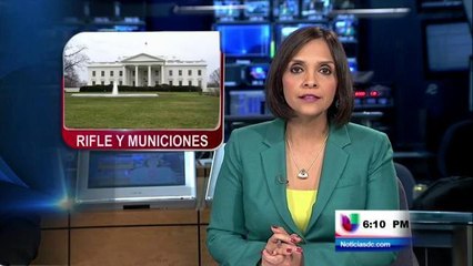 Encuentran rifle y municiones cerca de la Casa Blanca