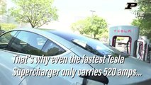 Fast electric car charging requires cooler cable