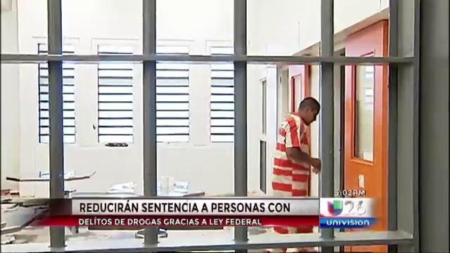 Presos por delitos de drogas podrán reducir su sentencia