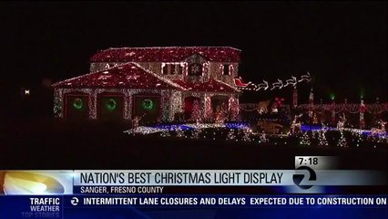 Sanger Family Named Nation's Best Christmas Light Display