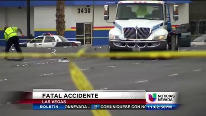 Fatal accidente en Las Vegas