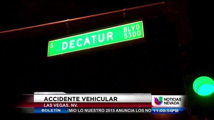 Accidente vial en Las Vegas