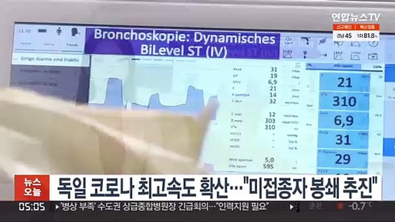 독일 코로나19 최고속도 확산…"미접종자 봉쇄 추진"