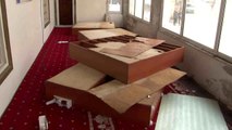 Büyükçekmece'de akli dengesi bozuk kadın camiye zarar verdi