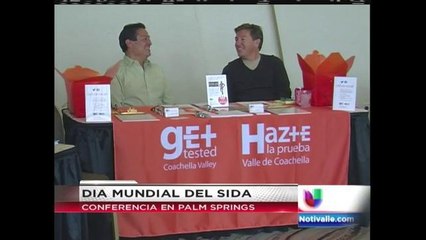 Se realizó una conferencia en Palm Springs por el Día del SIDA