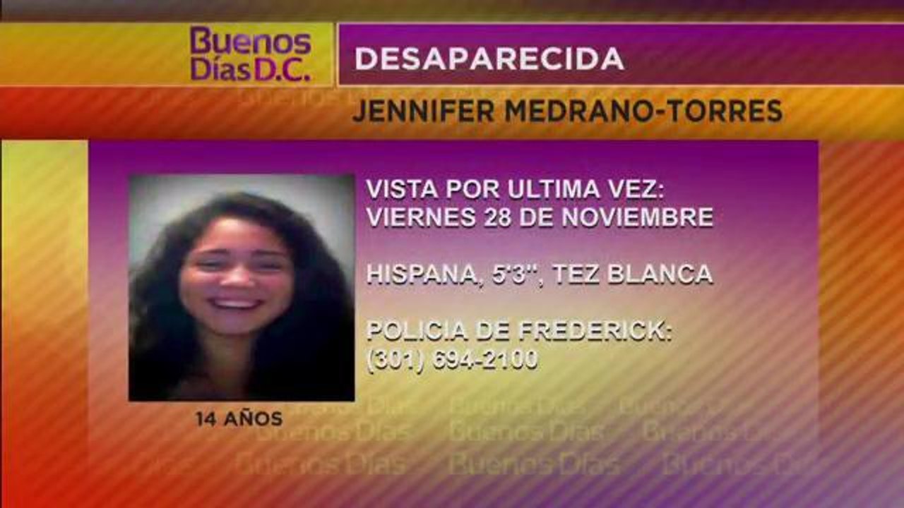 Continúa desaparecida adolescente de Frederick