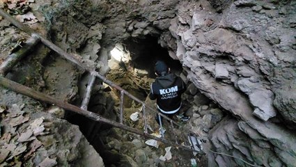 Evin bahçesinde su çıkarmak için sondaj yaparken 2700 yıllık Erken Roma mozaiği buldular