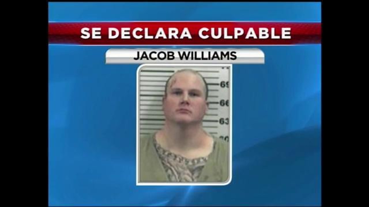 Jacob Williams se declara culpable