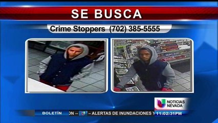 Se busca a hombre por robo en Las Vegas