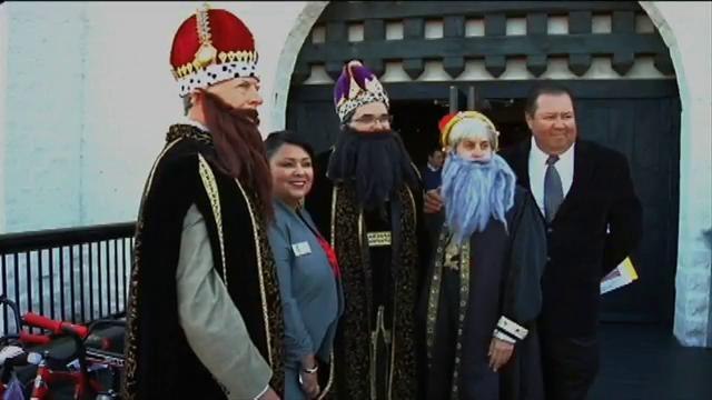 Los Reyes Magos visitan Kissimmee