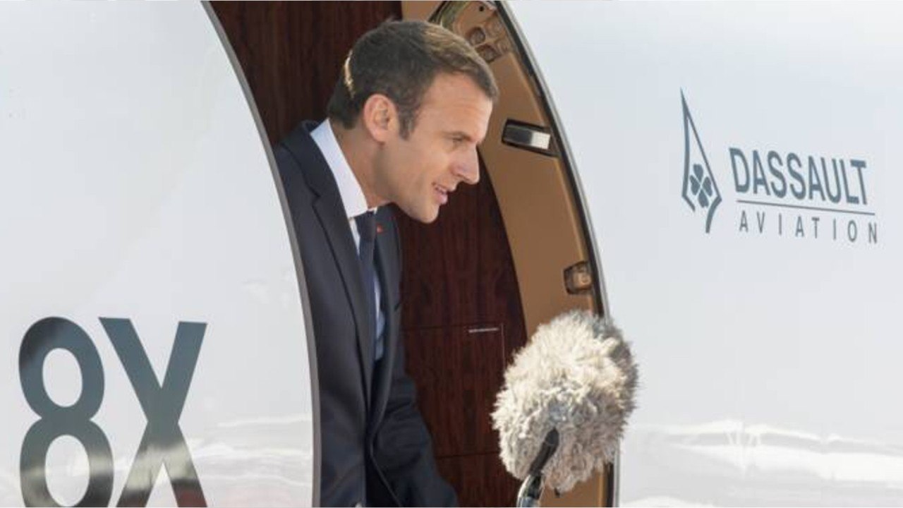 Angers, Le Touquet… les “sauts de puce” de Macron en Falcon