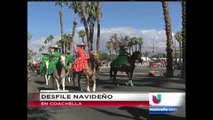 Se realizó el desfile navideño en Coachella