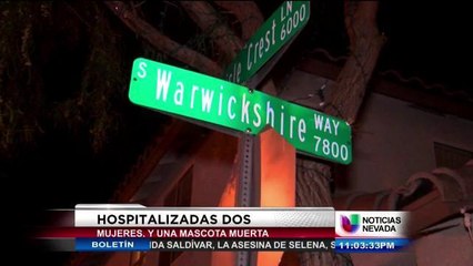 Voraz incendio en Las Vegas