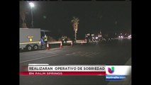 La policía realizará un control de tránsito en Palm Springs
