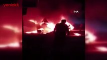 Mısır'da feci yangın: Onlarca araç alevlere teslim oldu!