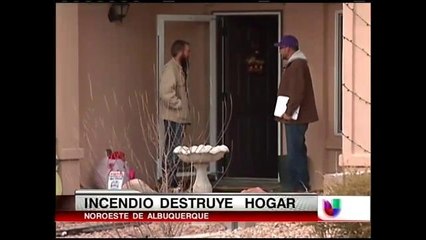 Se incendia vivienda en el noroeste de Albuquerque
