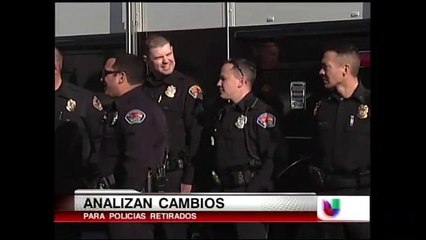 Podrían regresar a trabajar policías retirados