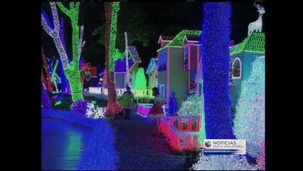 Parque de luces en Santo Domingo