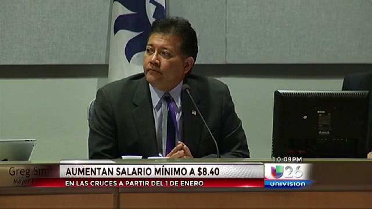 El Primero de enero entra en vigor el salario mínimo en Las Cruces NM.