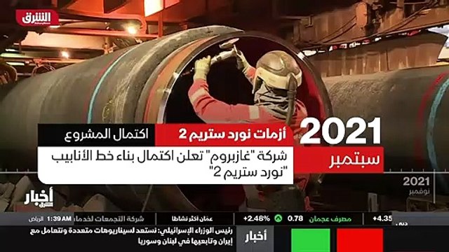 ...خط انابيب الغاز نورد ستريم اثنين الذي ير...