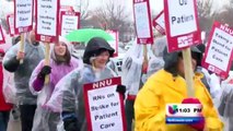 Enfermeras del distrito exigen mejores condiciones laborales