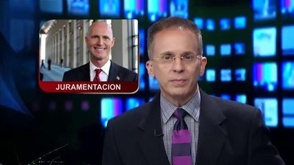 El gobernador de la Florida Rick Scott comienza segundo mandato