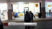 Policía reveló video que capta confrontación entre mujeres