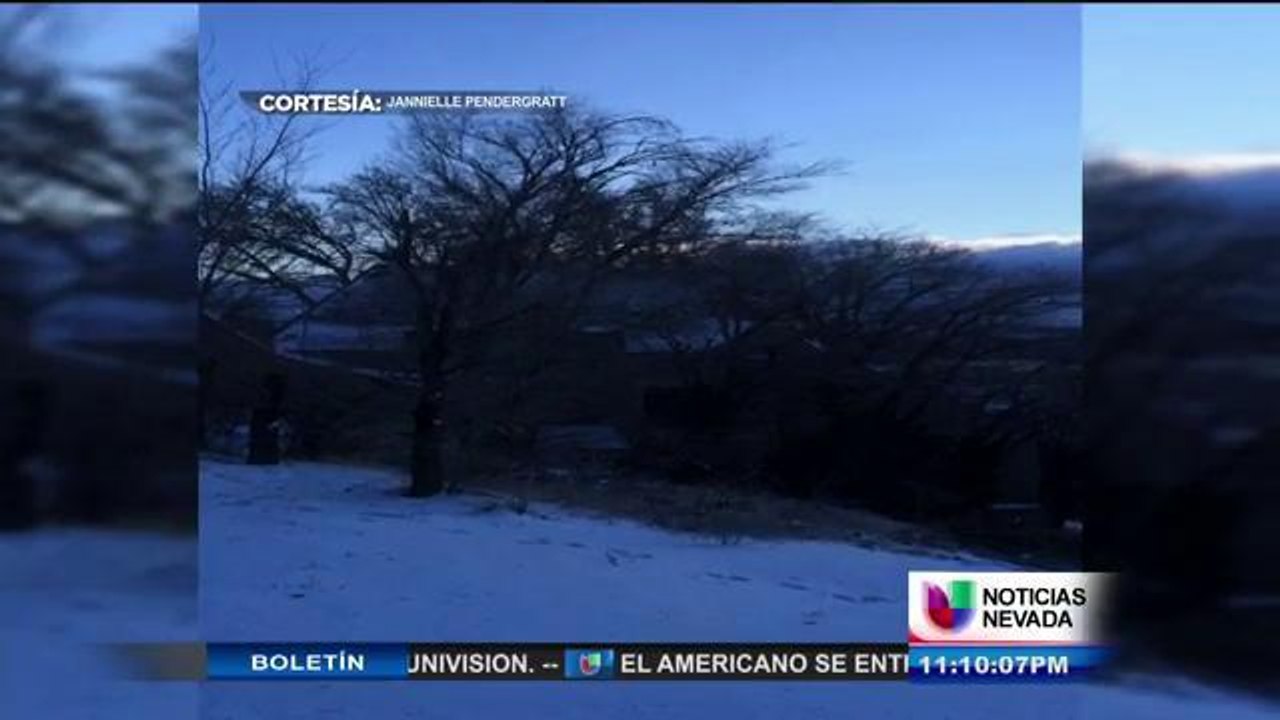 Cae nieve al Norte de Nevada