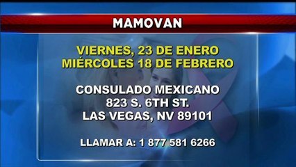 Más fechas para el evento de mamografías del consulado mexicano.