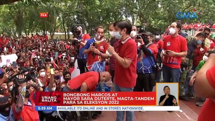 Bongbong Marcos at Mayor Sara Duterte, magta-tandem para sa Eleksyon 2022 | UB