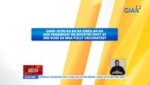 Sang-ayon ka ba na simulan na ang pagbibigay ng booster shot at 3rd dose sa mga fully vaccinated? | UB