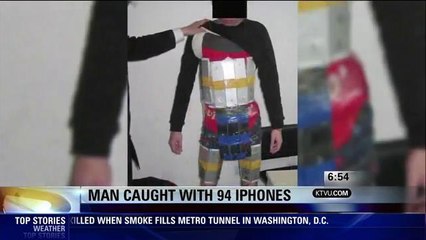 Man Caught Trying To Smuggle 94 iPhones