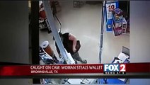 CAUGHT ON CAMERA: Woman Steals Wallet from Store Employee