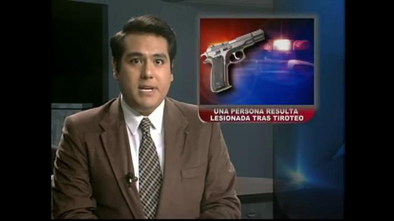 Resulta lesionada en tiroteo