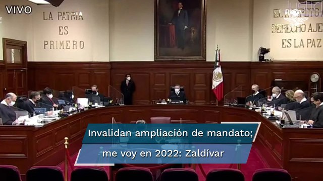 Corte invalida ampliación de mandato de ministro presidente Arturo Zaldívar